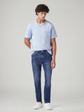 Men's 511 Blue Slim Fit Mid Rise Jeans