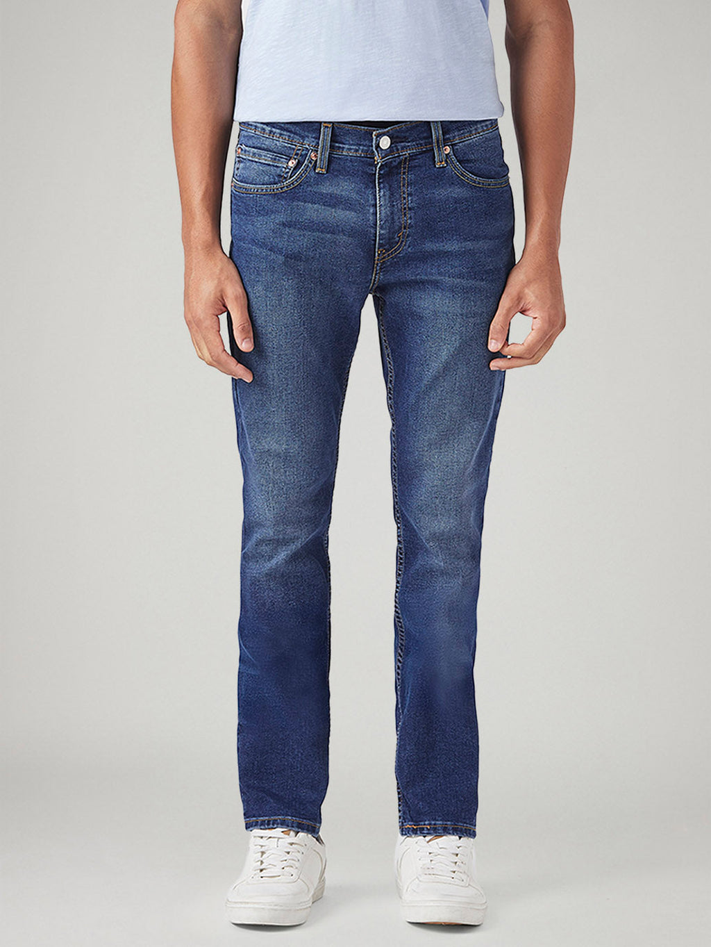 Men's 511 Blue Slim Fit Mid Rise Jeans