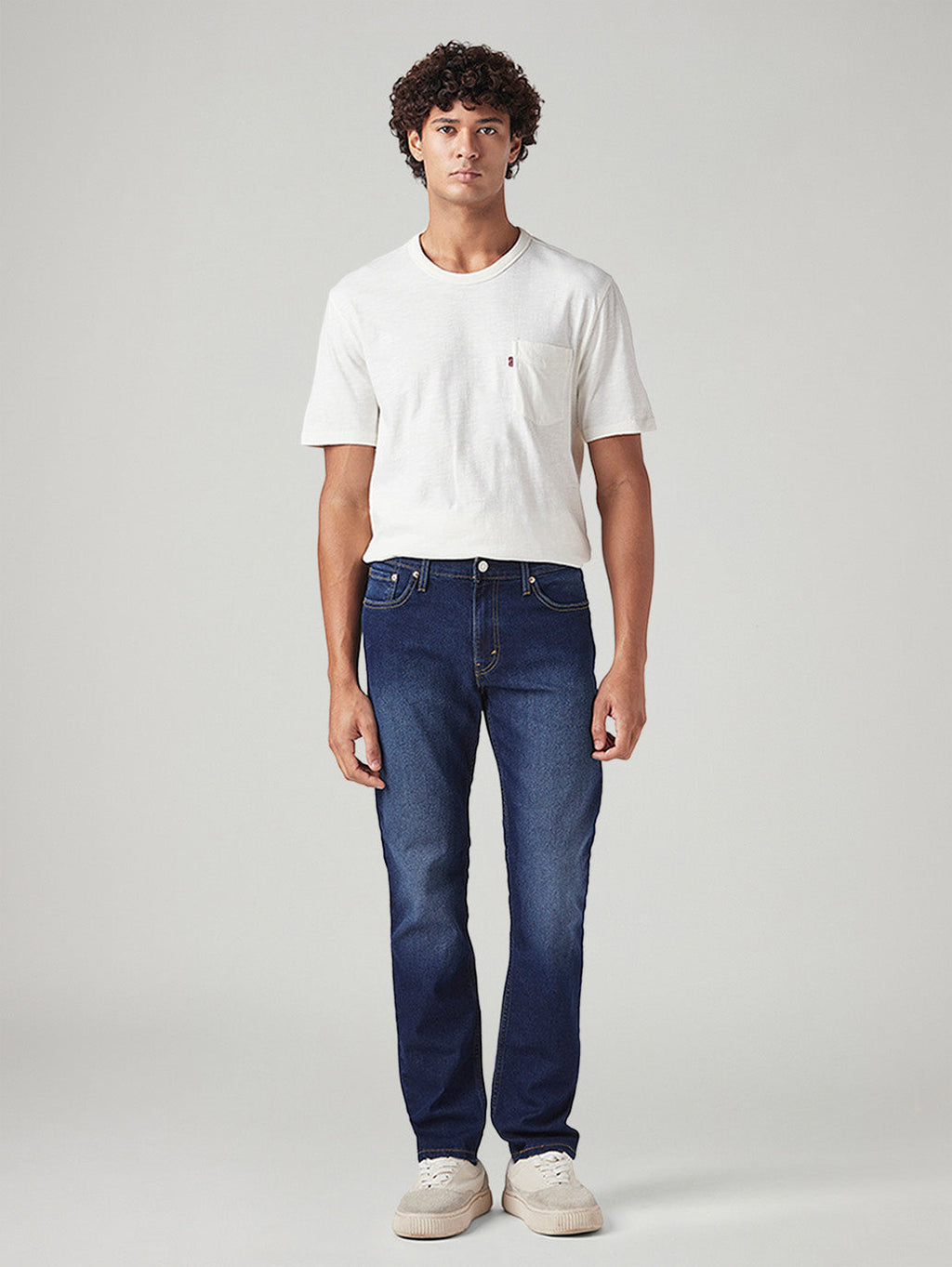 Men's 511 Dark Blue Slim Fit Mid Rise Jeans