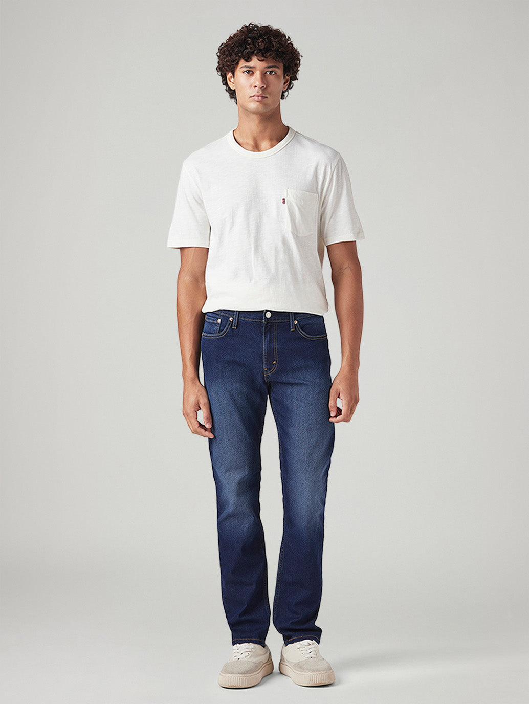 Men's 511 Dark Blue Slim Fit Mid Rise Jeans