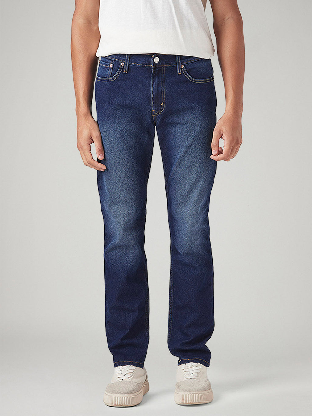 Men's 511 Dark Blue Slim Fit Mid Rise Jeans