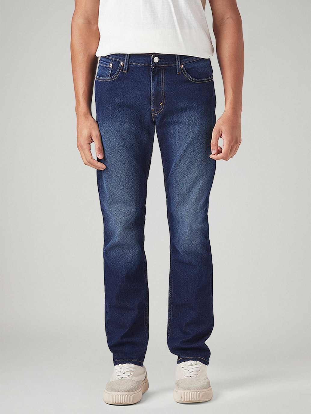 Men's 511 Dark Blue Slim Fit Mid Rise Jeans