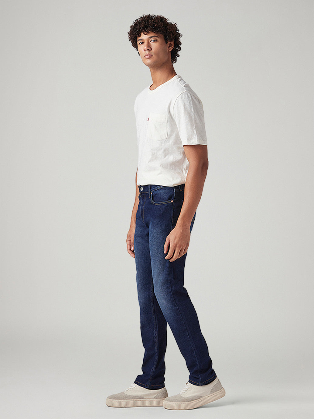 Men's 511 Dark Blue Slim Fit Mid Rise Jeans
