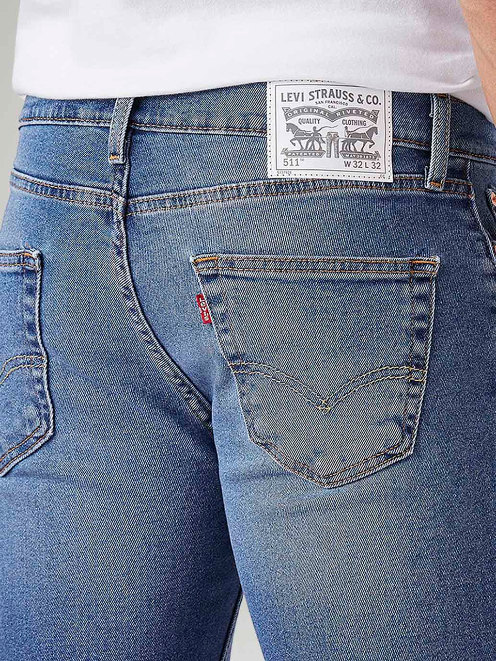 Men's 511 Light Indigo Slim Fit Mid Rise Jeans
