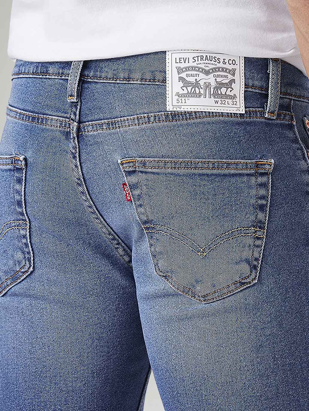 Men's 511 Light Indigo Slim Fit Mid Rise Jeans