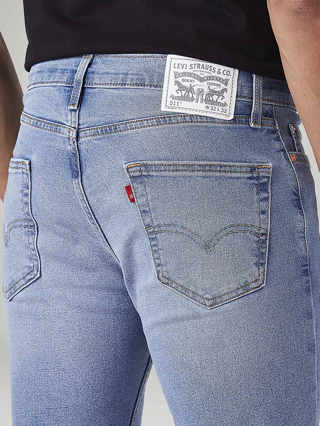 Men's 511 Light Indigo Slim Fit Mid Rise Jeans