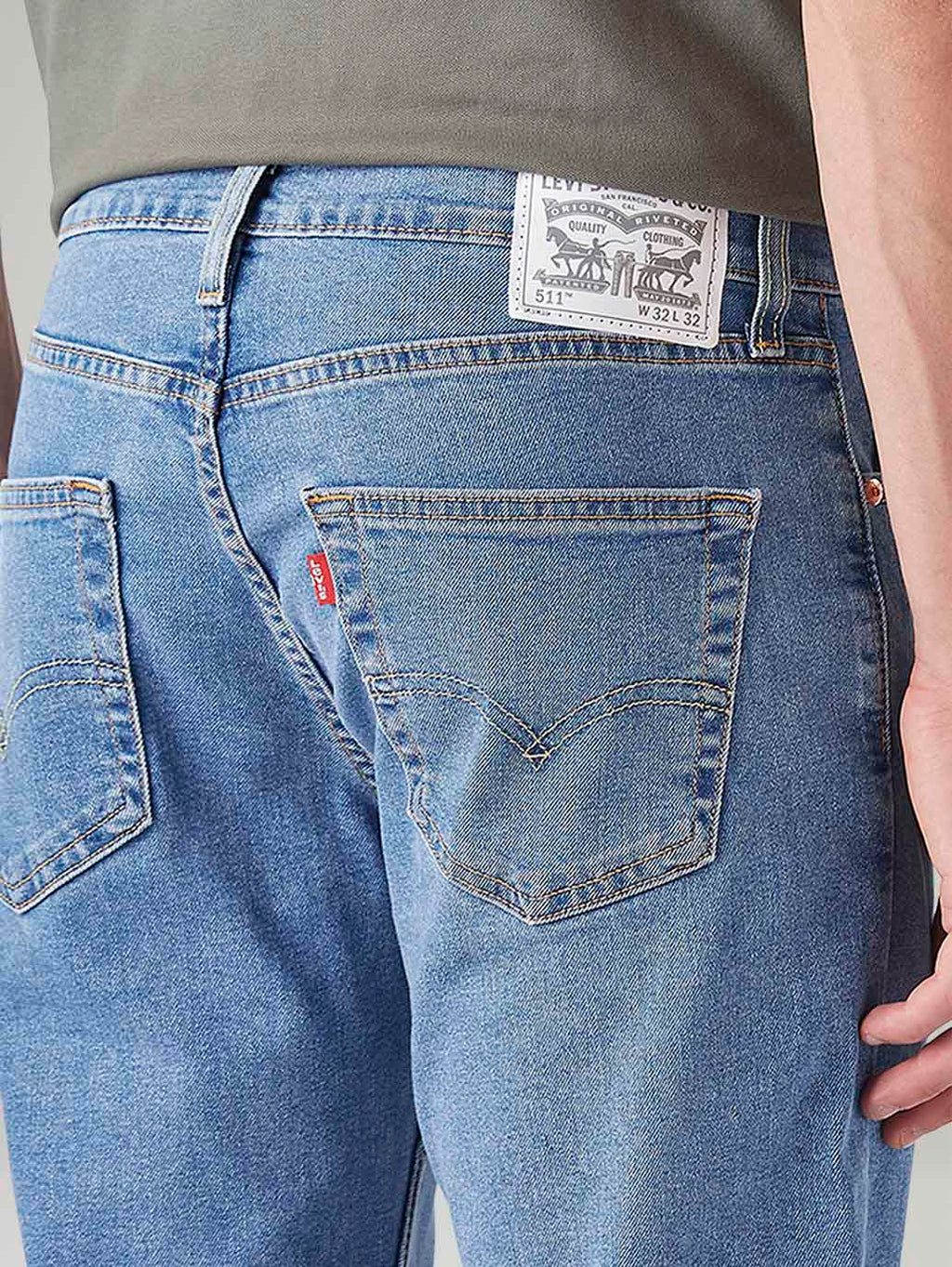Men's 511 Light Indigo Slim Fit Mid Rise Jeans