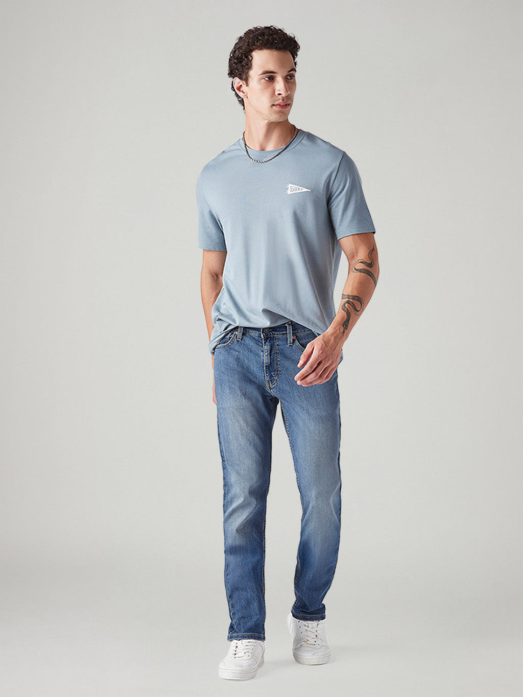 Men's 511 Med Indigo Slim Fit Mid Rise Jeans