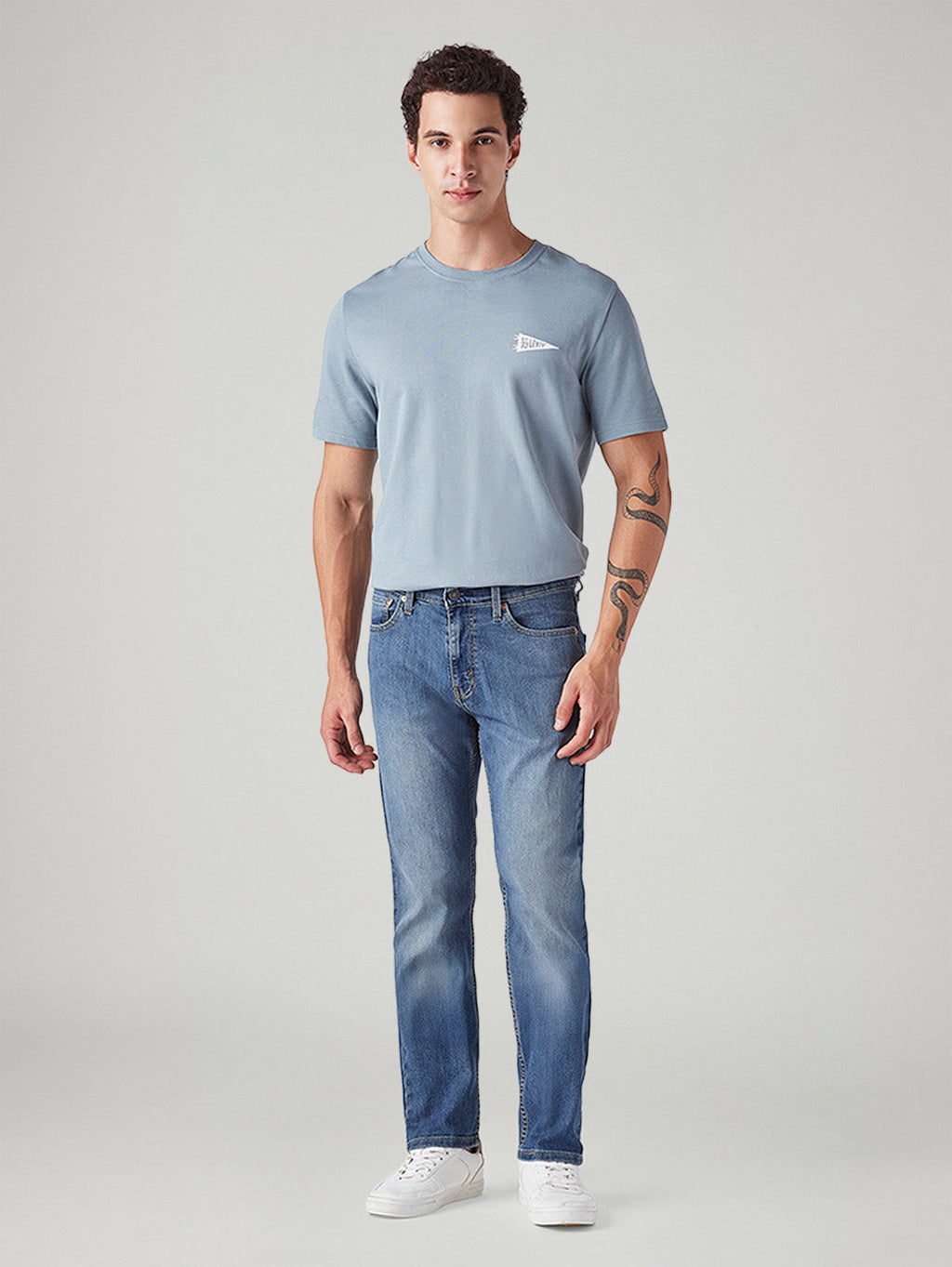 Men's 511 Med Indigo Slim Fit Mid Rise Jeans