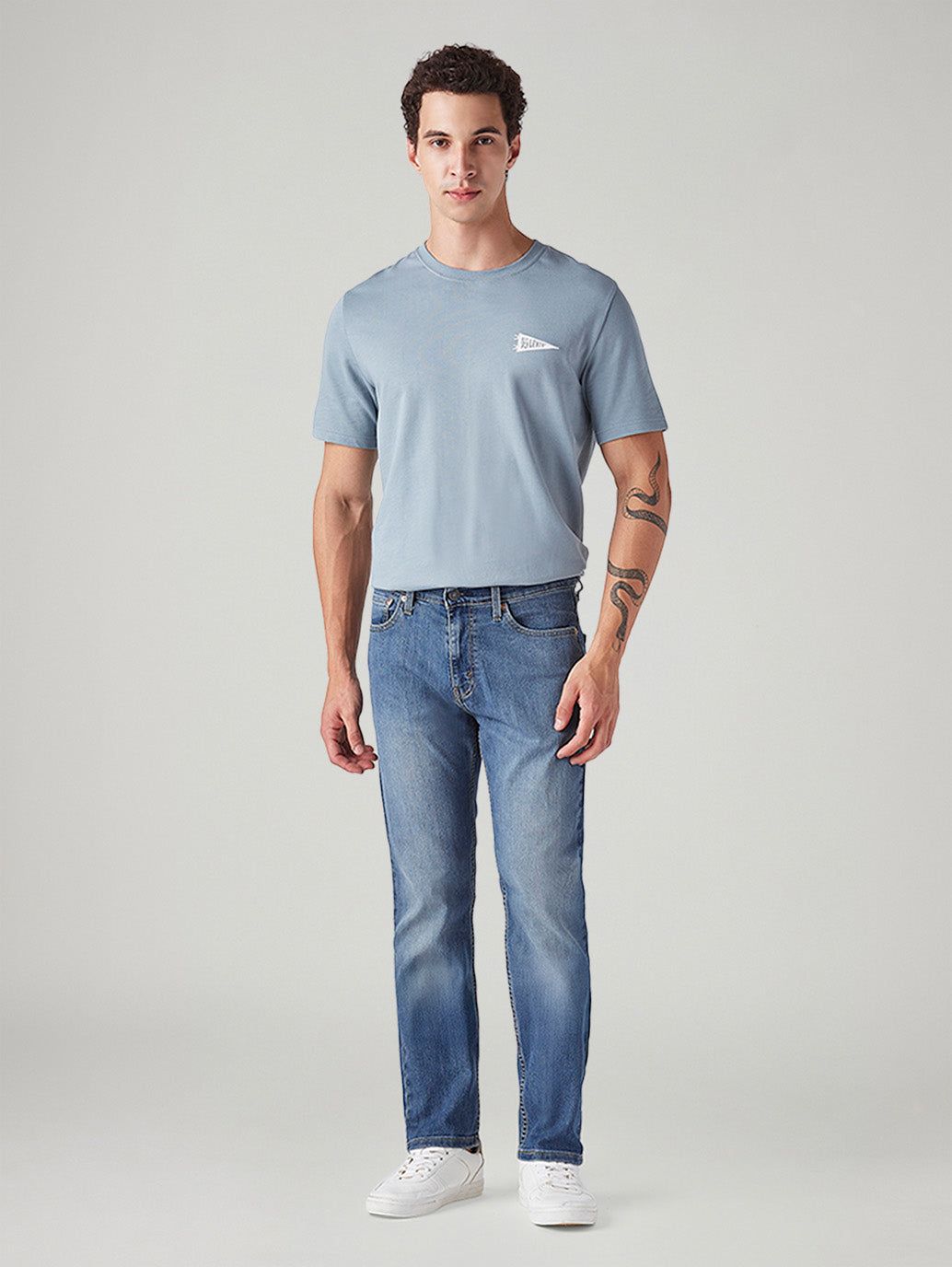 Men's 511 Med Indigo Slim Fit Mid Rise Jeans