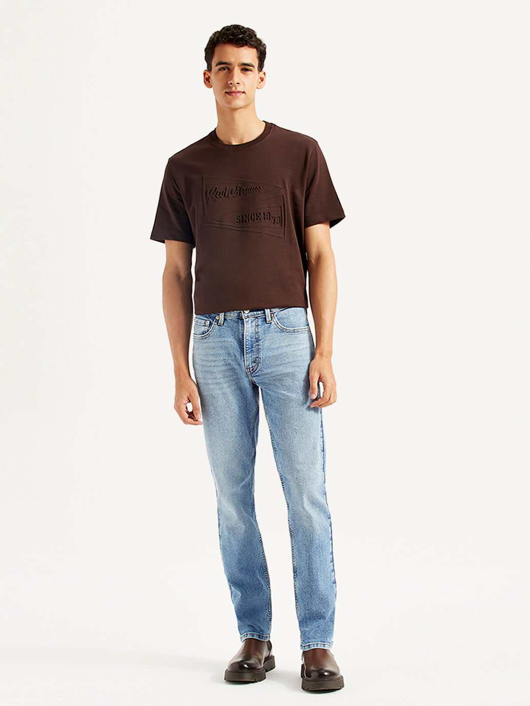 Men's 511 Light Blue Slim Fit Mid Rise Jeans