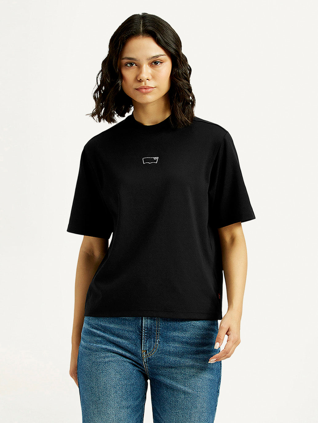Women's Brand Logo Crew Neck T-shirt