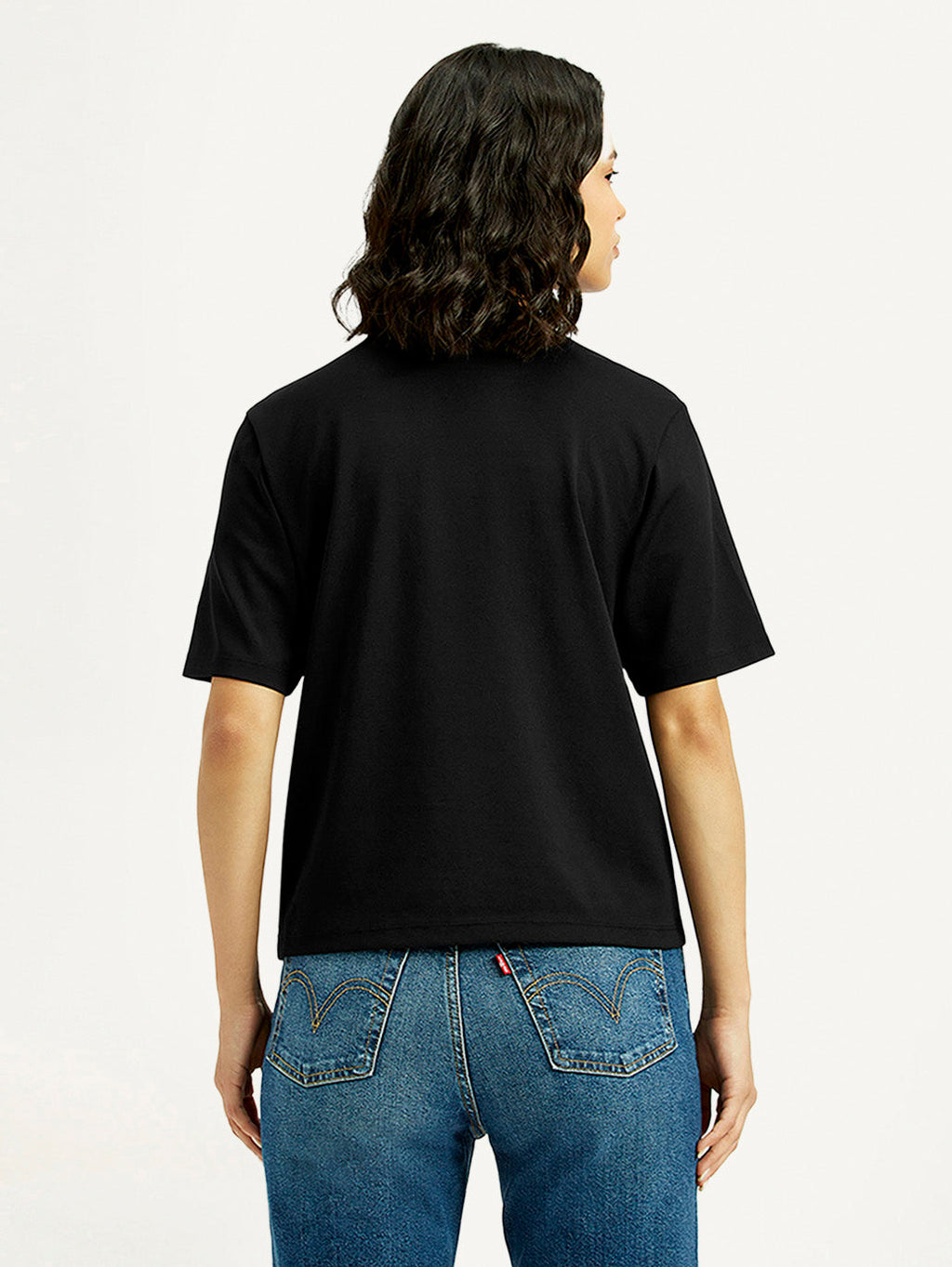 Women's Brand Logo Crew Neck T-shirt