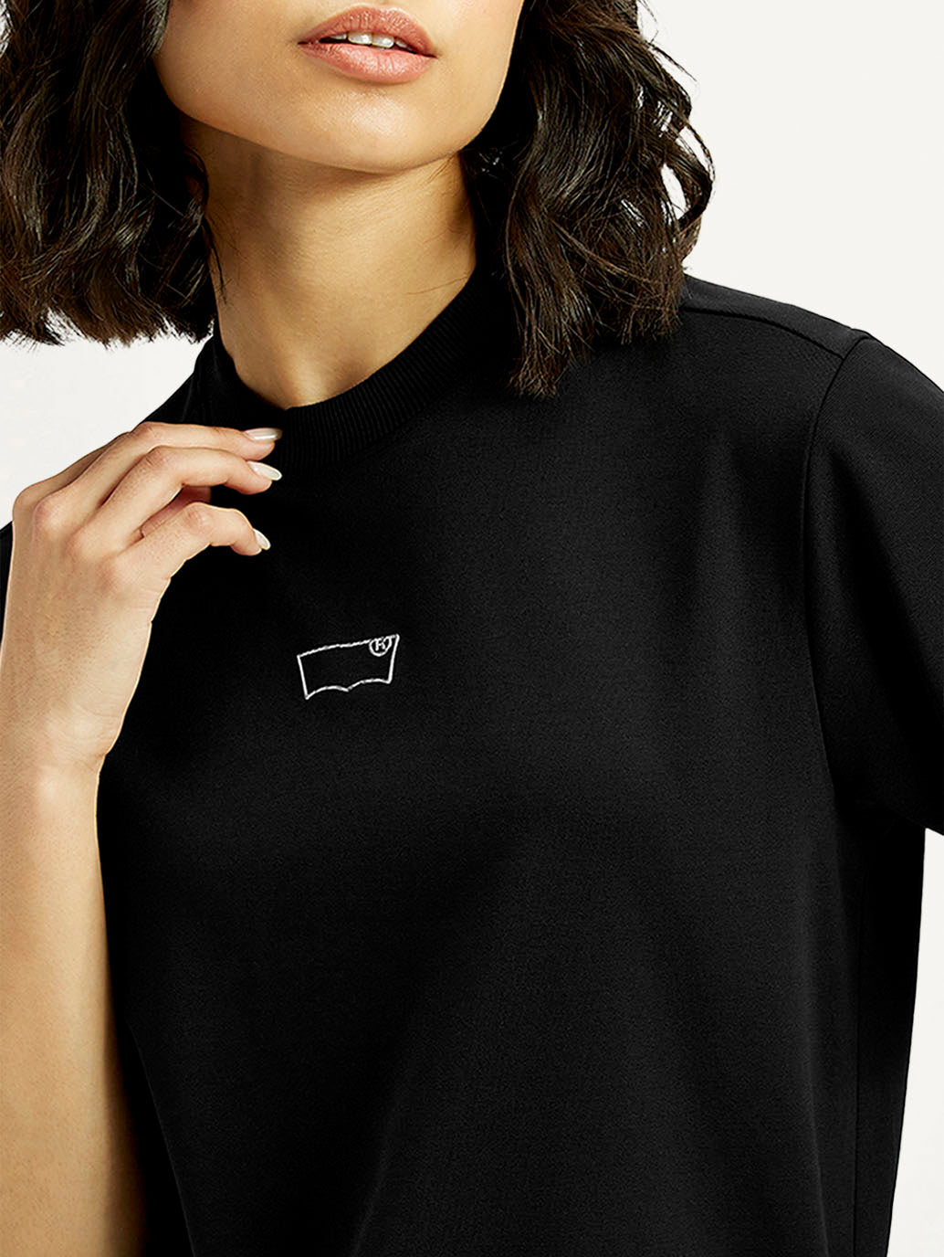 Women's Brand Logo Crew Neck T-shirt