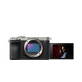 Sony Alpha ILCE-7CM2 Full-Frame Interchangeable-Lens Mirrorless vlog Camera (Body Only) | Made for Creators | 33.0 MP | Artificial Intelligence based Autofocus | 4K 60p Recording - Silver