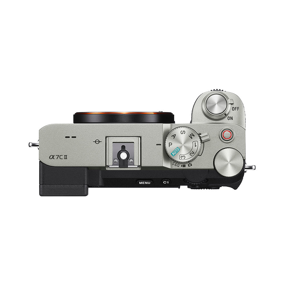 Sony Alpha ILCE-7CM2 Full-Frame Interchangeable-Lens Mirrorless vlog Camera (Body Only) | Made for Creators | 33.0 MP | Artificial Intelligence based Autofocus | 4K 60p Recording - Silver
