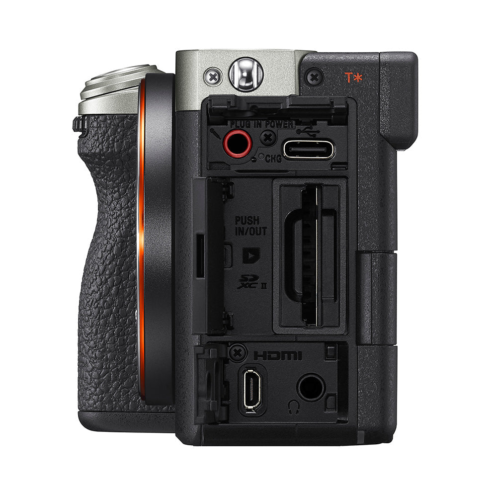 Sony Alpha ILCE-7CM2 Full-Frame Interchangeable-Lens Mirrorless vlog Camera (Body Only) | Made for Creators | 33.0 MP | Artificial Intelligence based Autofocus | 4K 60p Recording - Silver