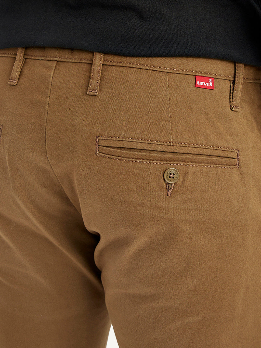 Men's Brown Slim Fit Chinos