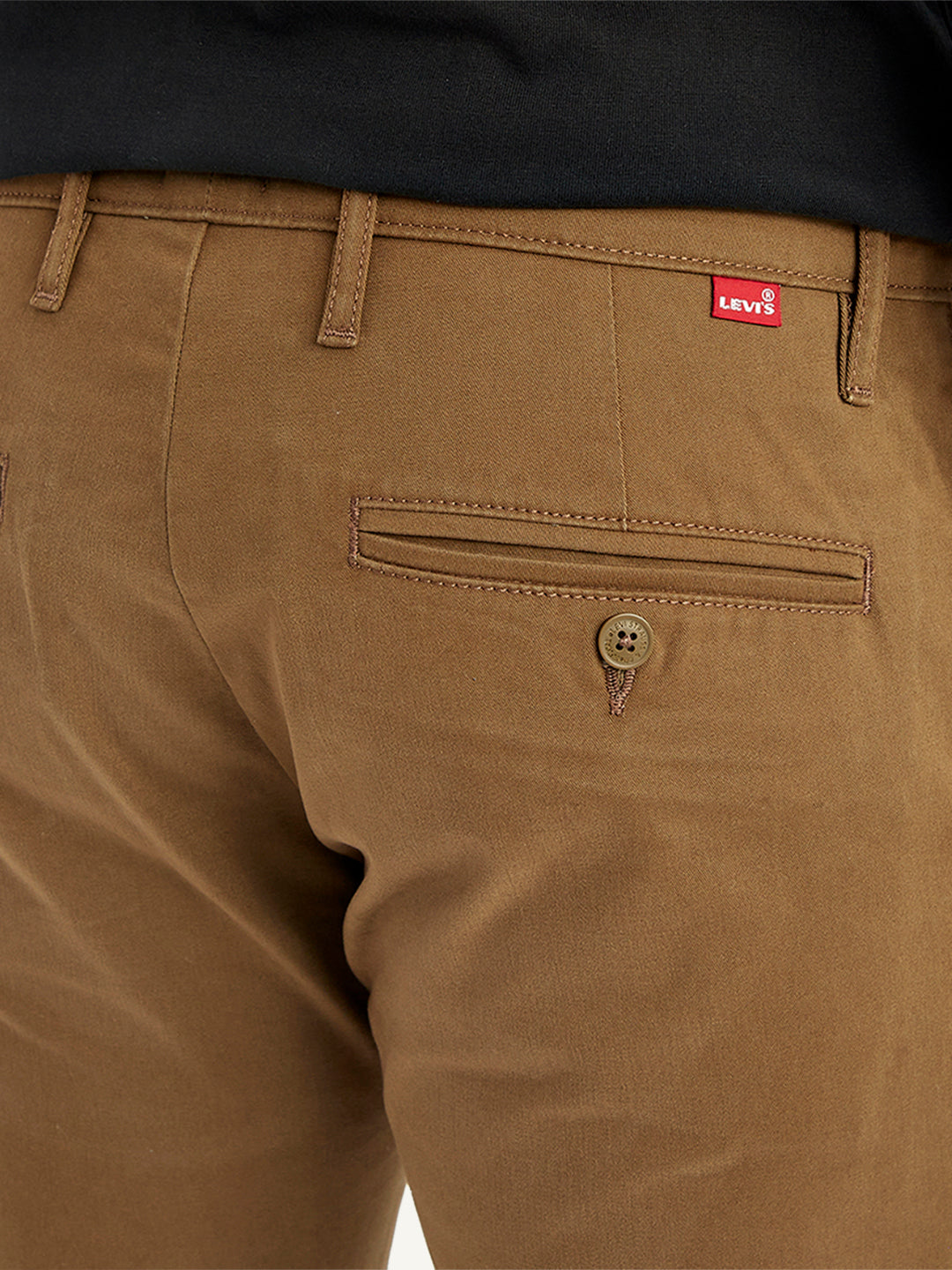 Men's Brown Slim Fit Chinos