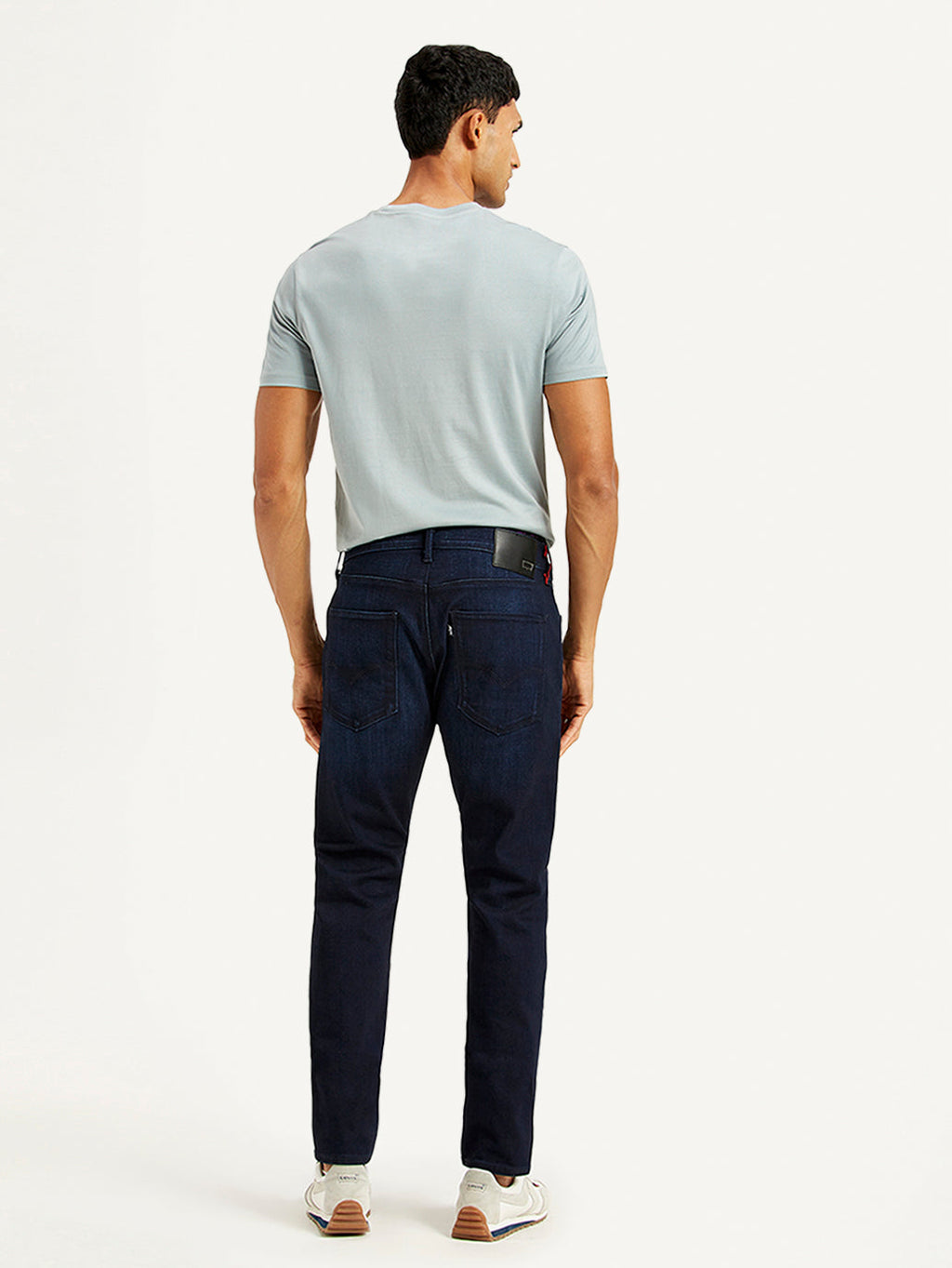 Men's Redloop 512 Navy Blue Slim Tapered Fit Mid Rise Jeans