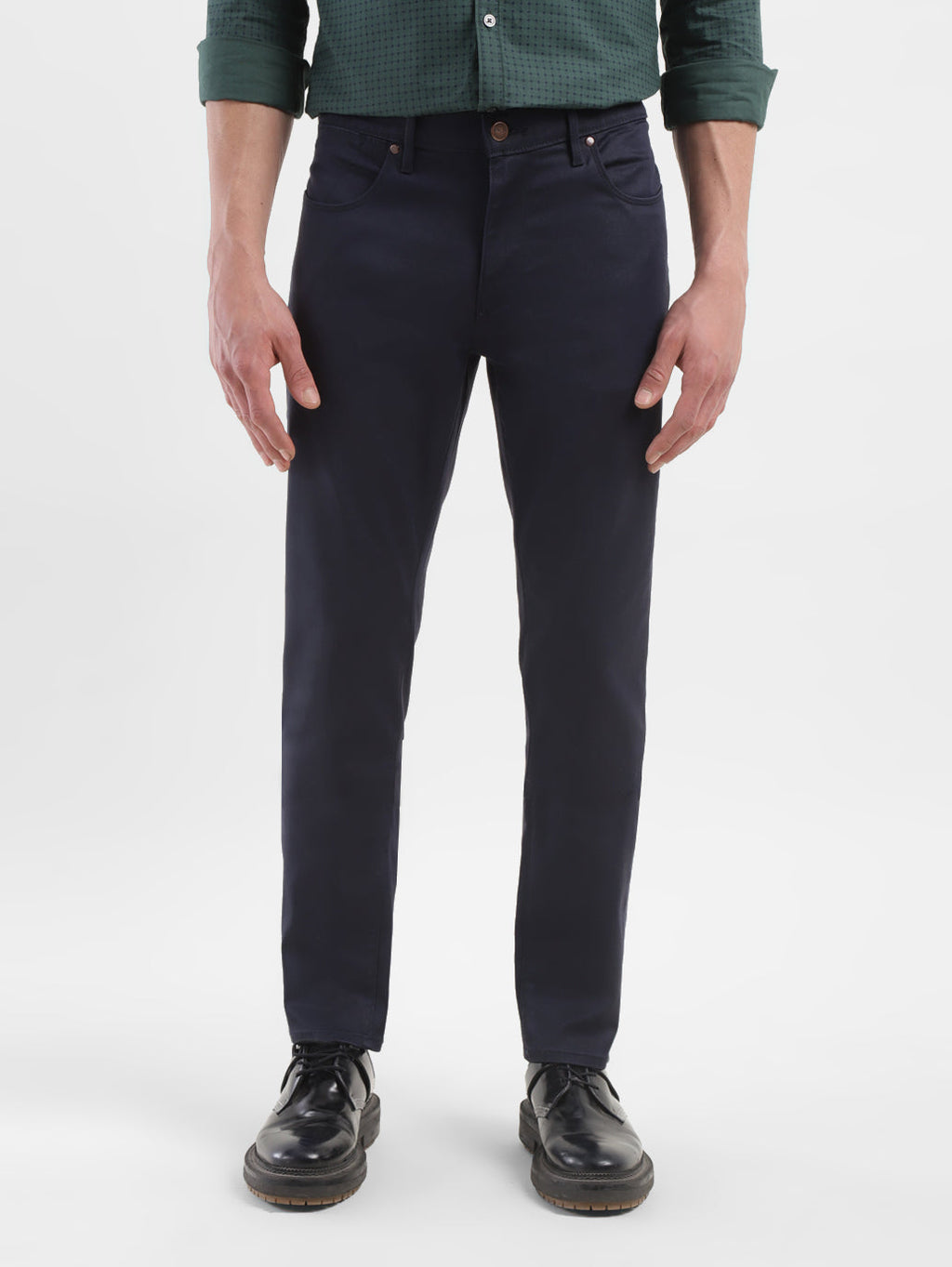 Men's Redloop 511 Navy Blue Slim Fit Mid Rise Jeans