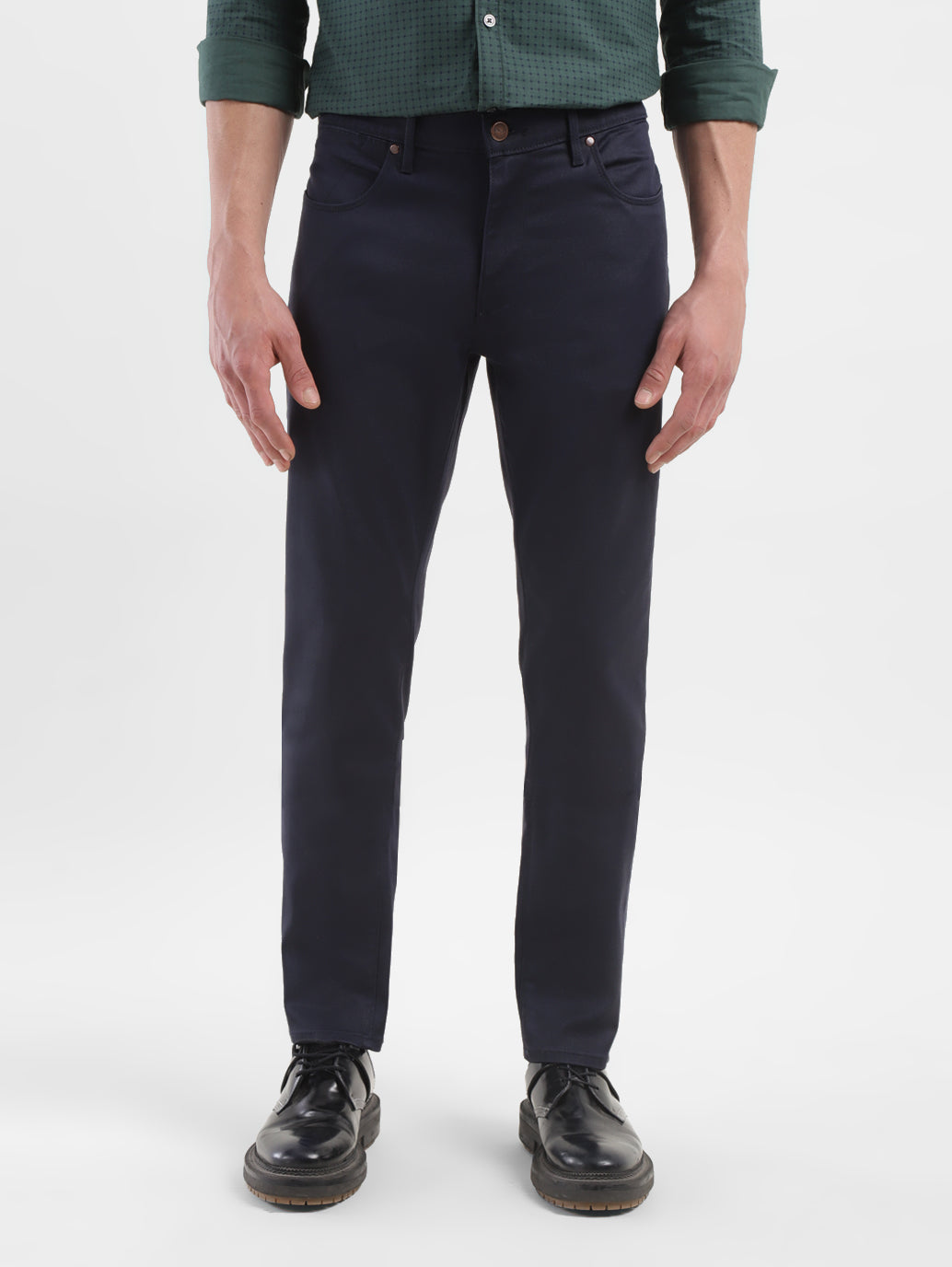 Men's Redloop 511 Navy Blue Slim Fit Mid Rise Jeans