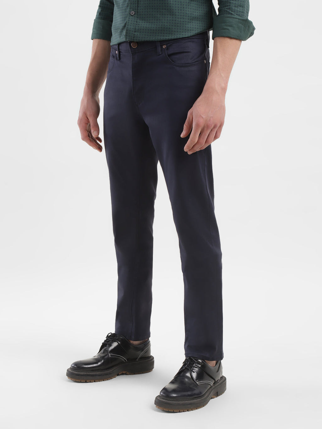 Men's Redloop 511 Navy Blue Slim Fit Mid Rise Jeans