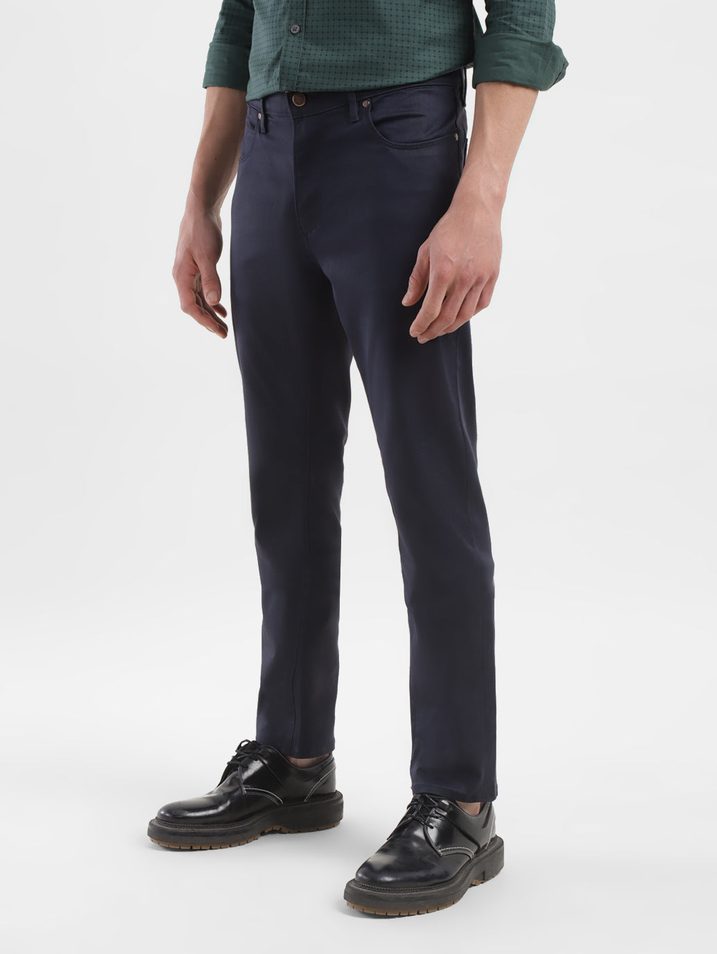 Men's Redloop 511 Navy Blue Slim Fit Mid Rise Jeans