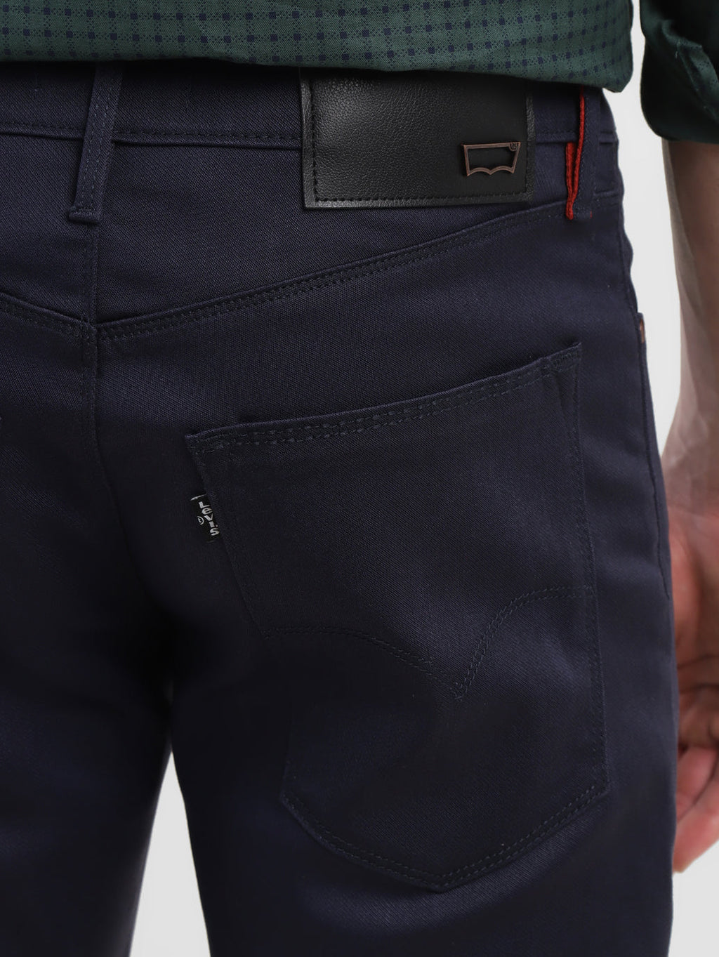 Men's Redloop 511 Navy Blue Slim Fit Mid Rise Jeans