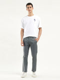 Men's Grey Slim Fit Chinos
