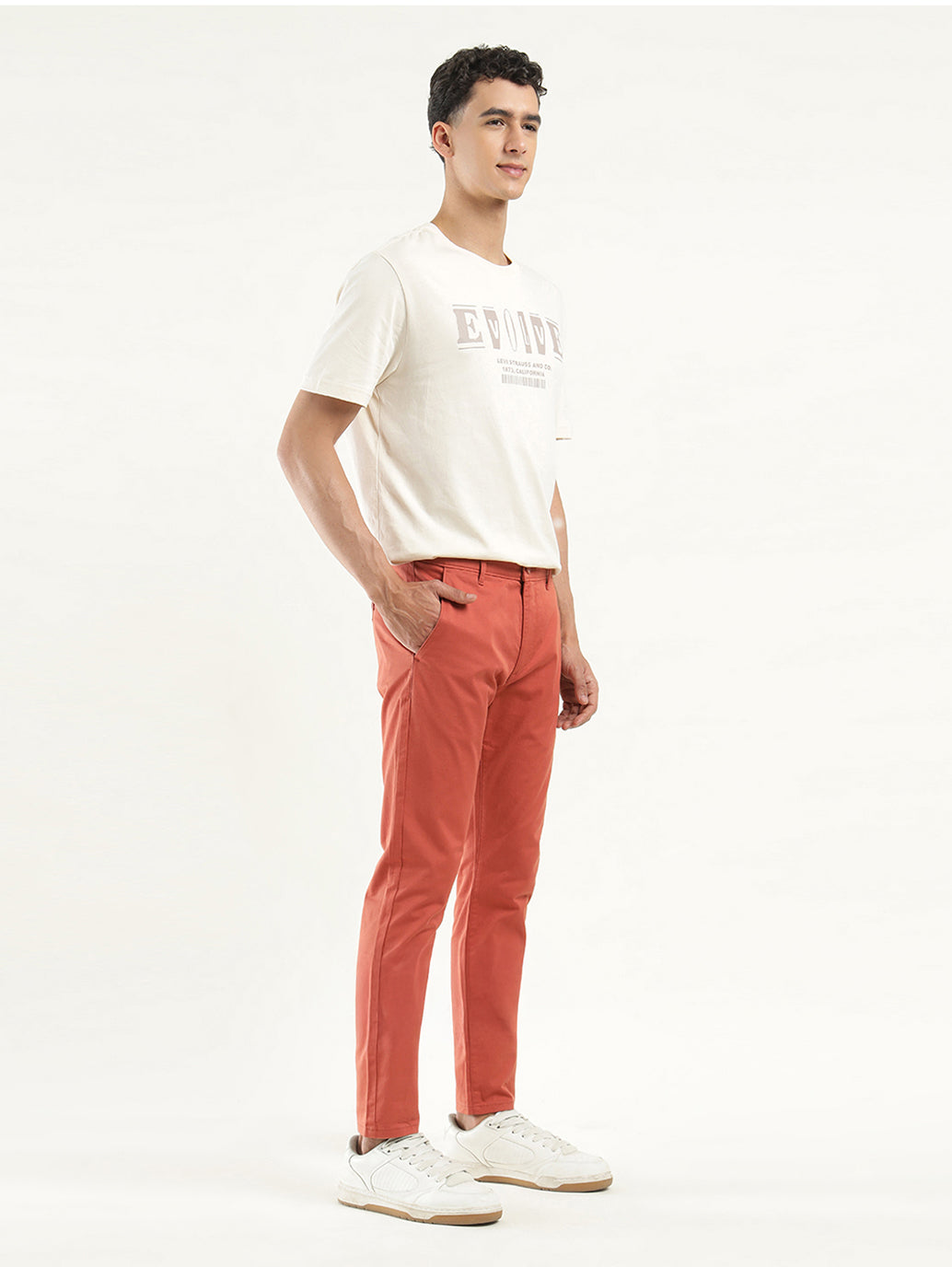 Men's Coral Slim Tapered Fit Chinos