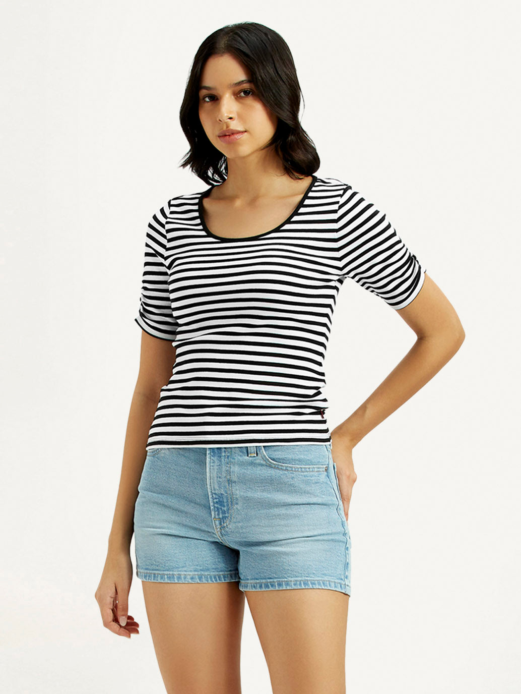 Women's Striped Slim Fit T-Shirt