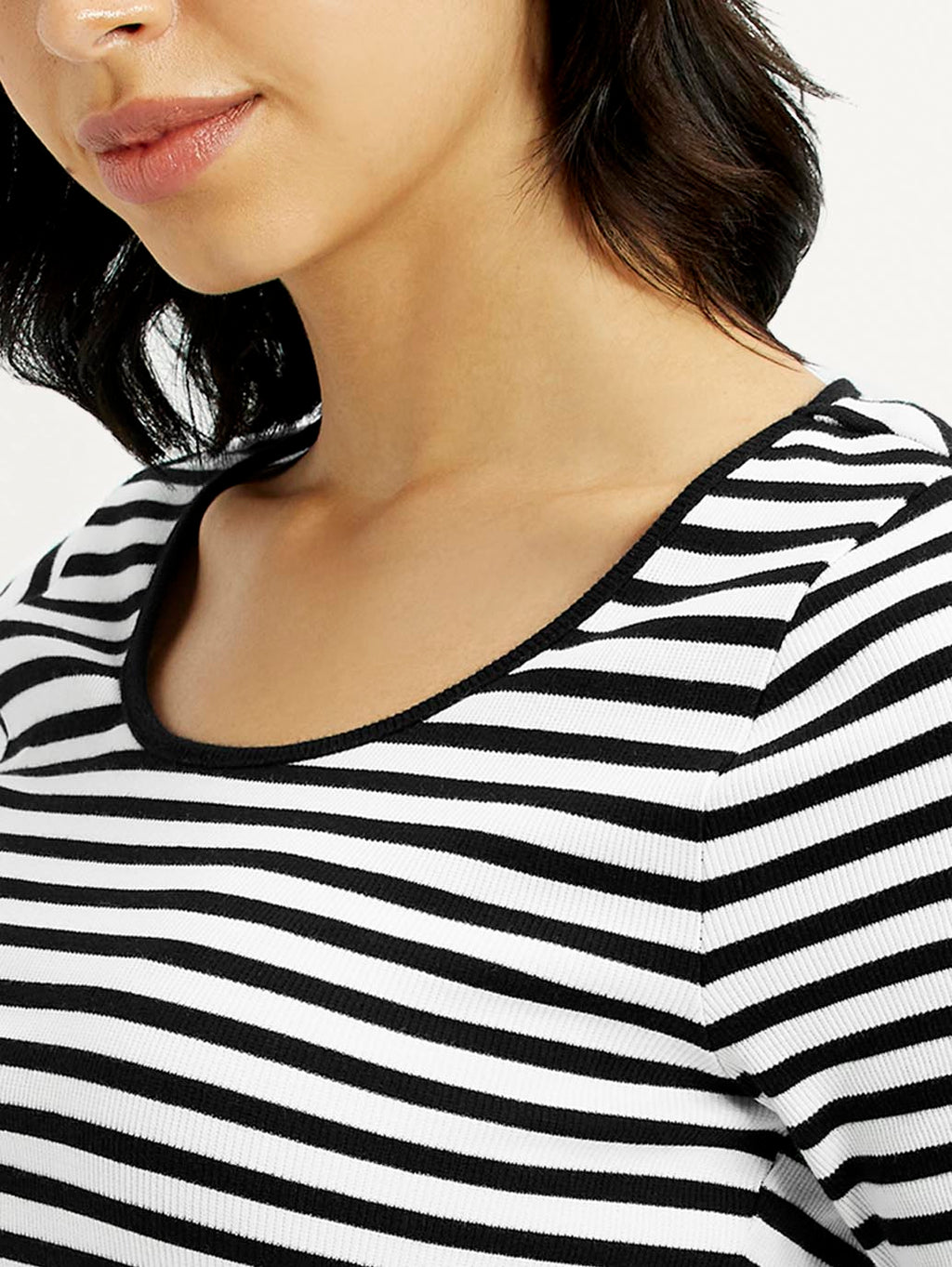 Women's Striped Slim Fit T-Shirt