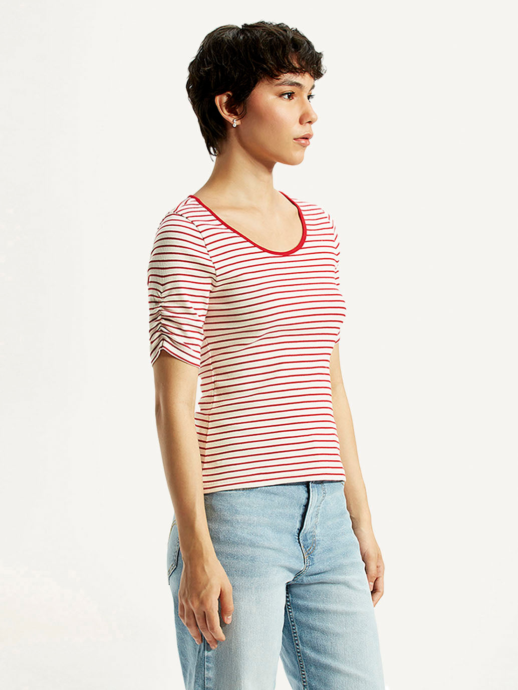 Women's Striped Slim Fit T-Shirt