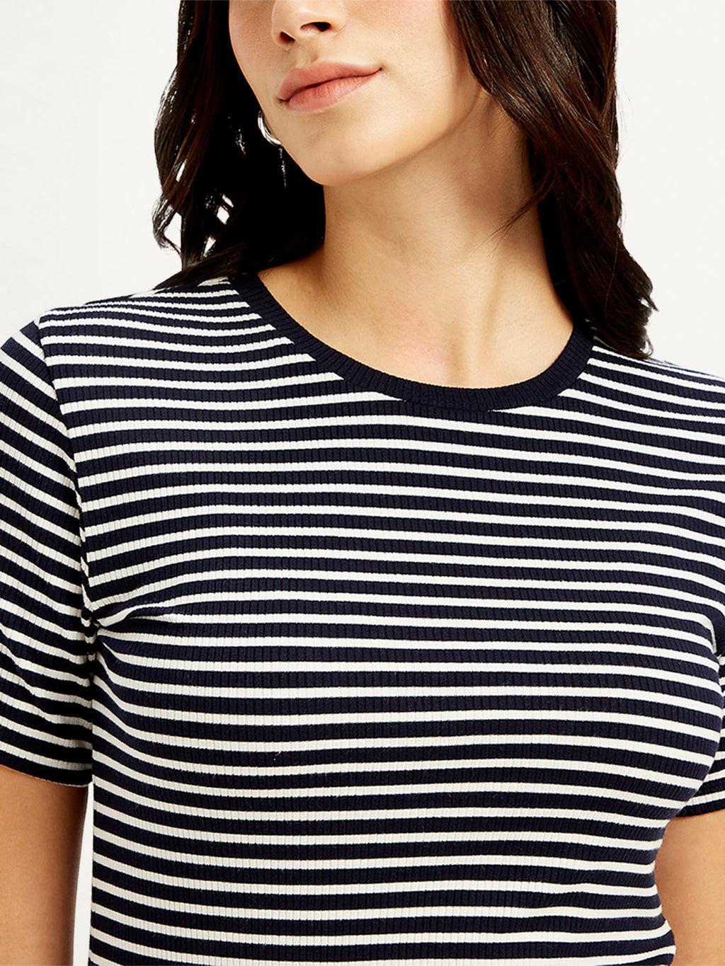 Women's Striped Slim Fit T-Shirt