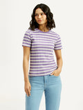Women's Striped Slim Fit T-shirt