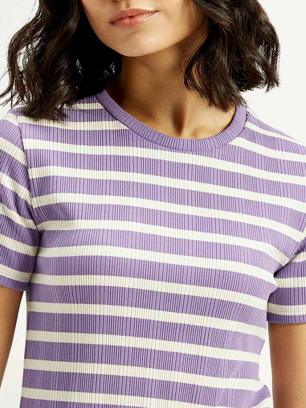 Women's Striped Slim Fit T-shirt