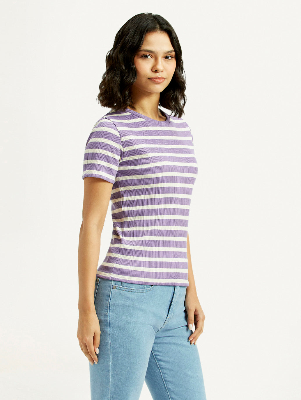 Women's Striped Slim Fit T-shirt