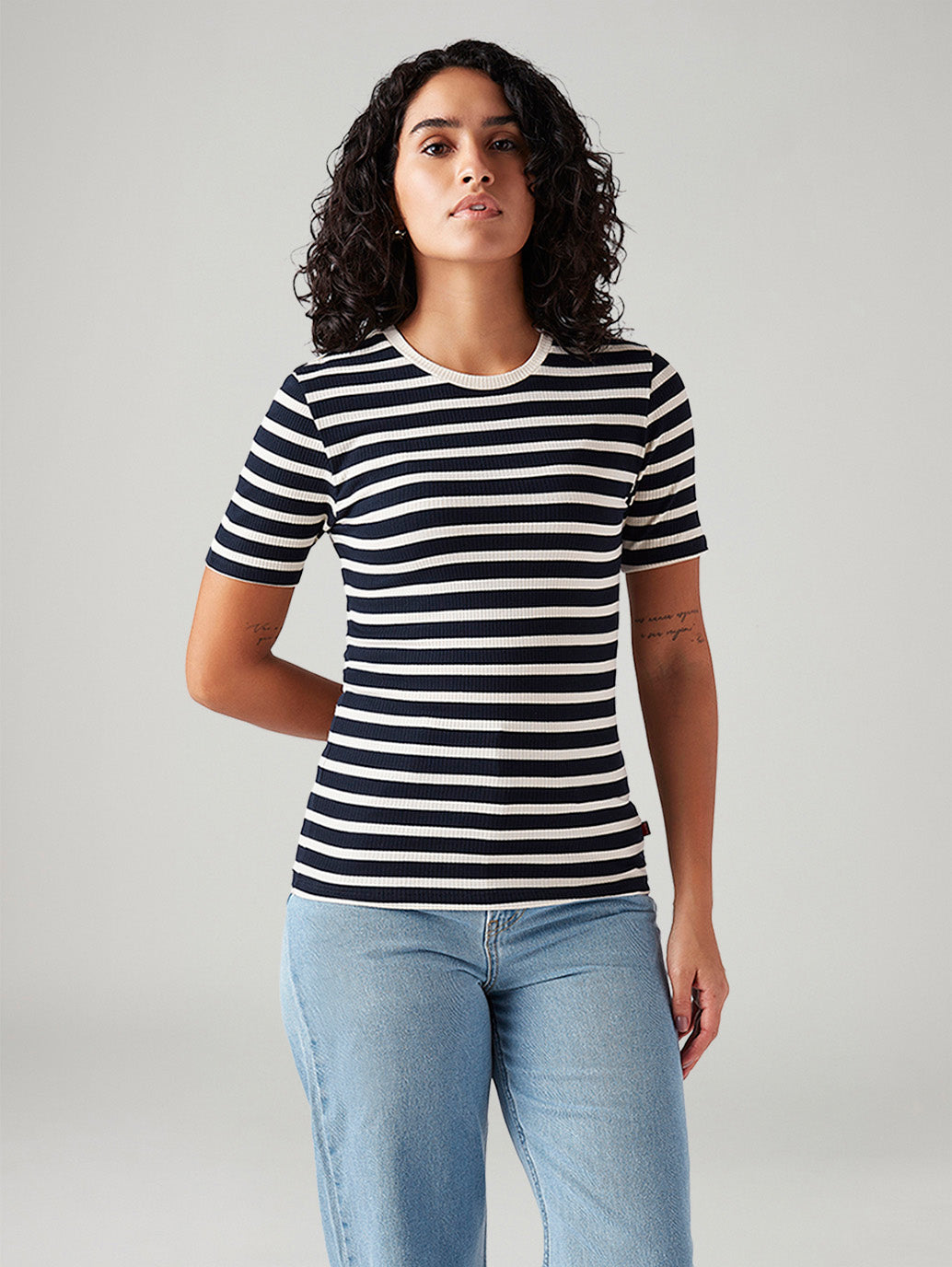 Women's Striped Slim Fit T-Shirt