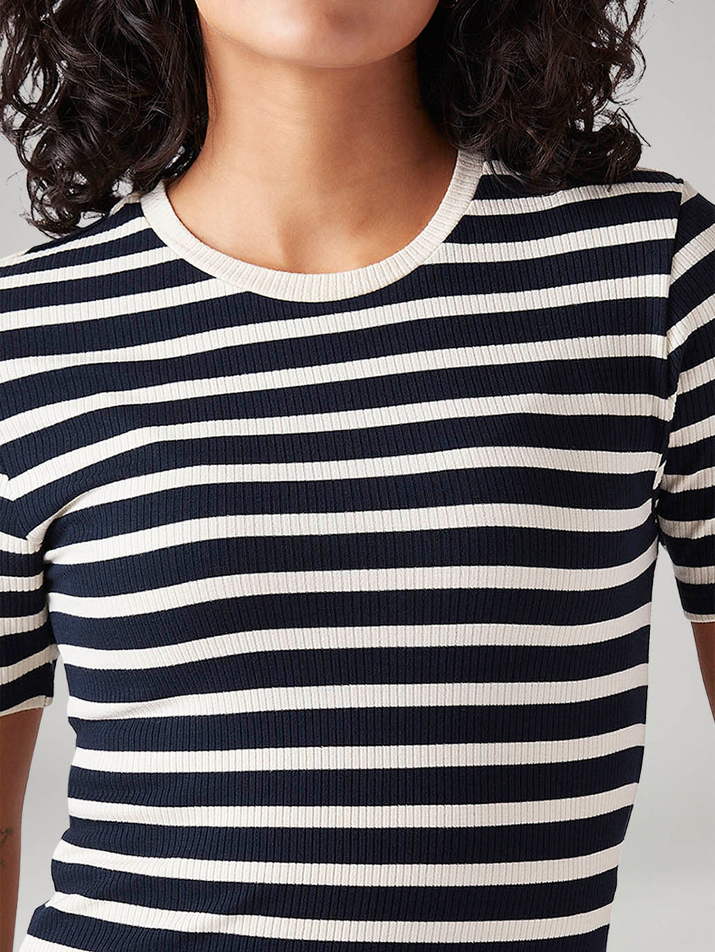 Women's Striped Slim Fit T-Shirt