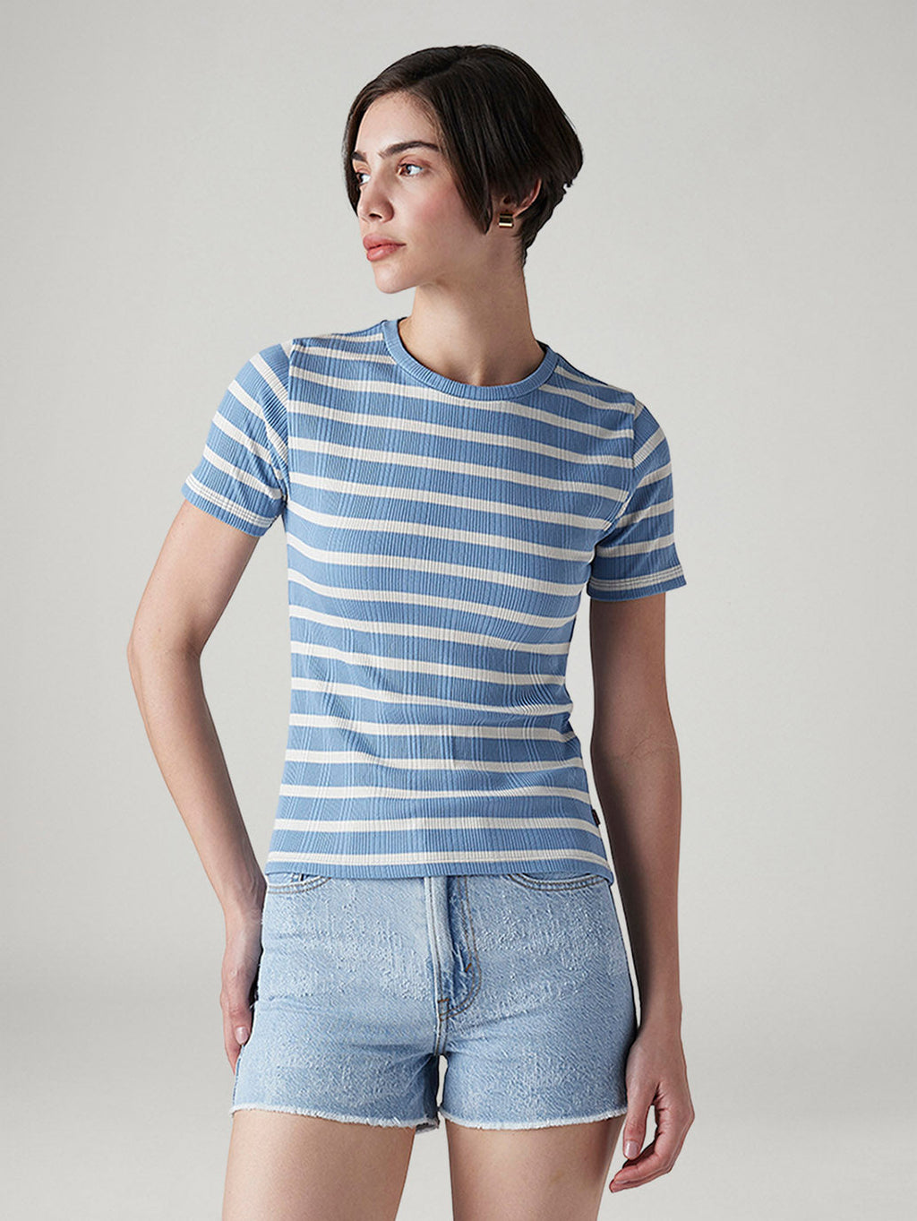 Women's Striped Slim Fit T-Shirt