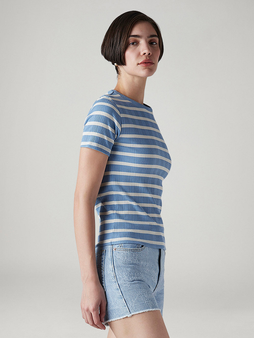 Women's Striped Slim Fit T-Shirt