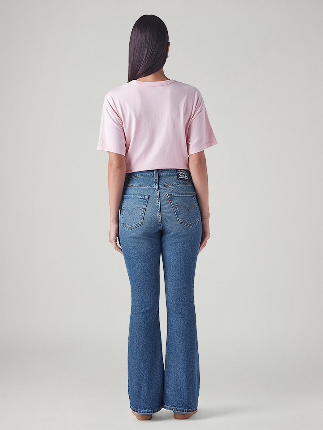 Women's 94 Blue Baggy Fit Mid Rise Jeans