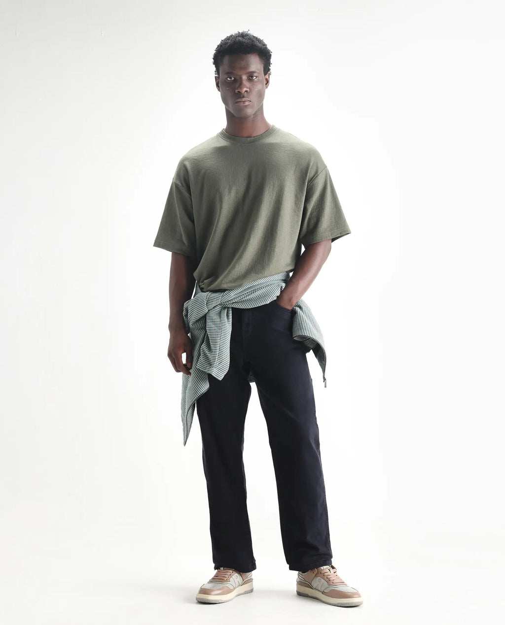Rare Rabbit Men's Arni Navy Cotton Plain Carpenter Fit Jeans