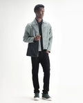 Rare Rabbit Men's Astro Black Cotton Blend Plain Hawk Slim Fit Jeans