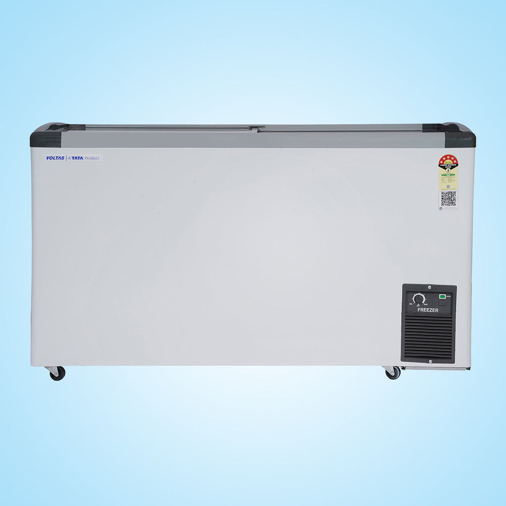 Voltas Flat Glass Top Freezers -  326 Liters, 5 Star