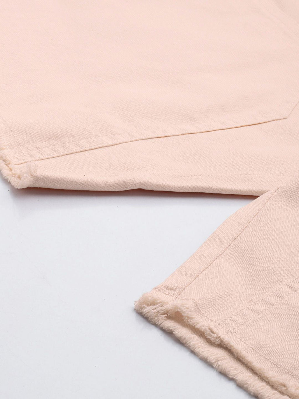 Men's Mellow Peach Relaxed Fit Solid Utility Shorts