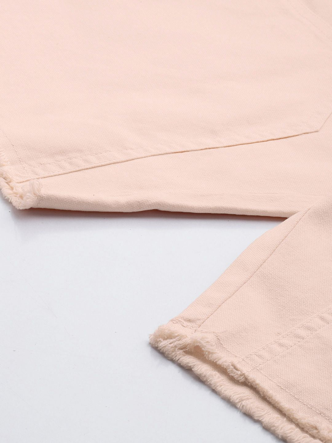 Men's Mellow Peach Relaxed Fit Solid Utility Shorts