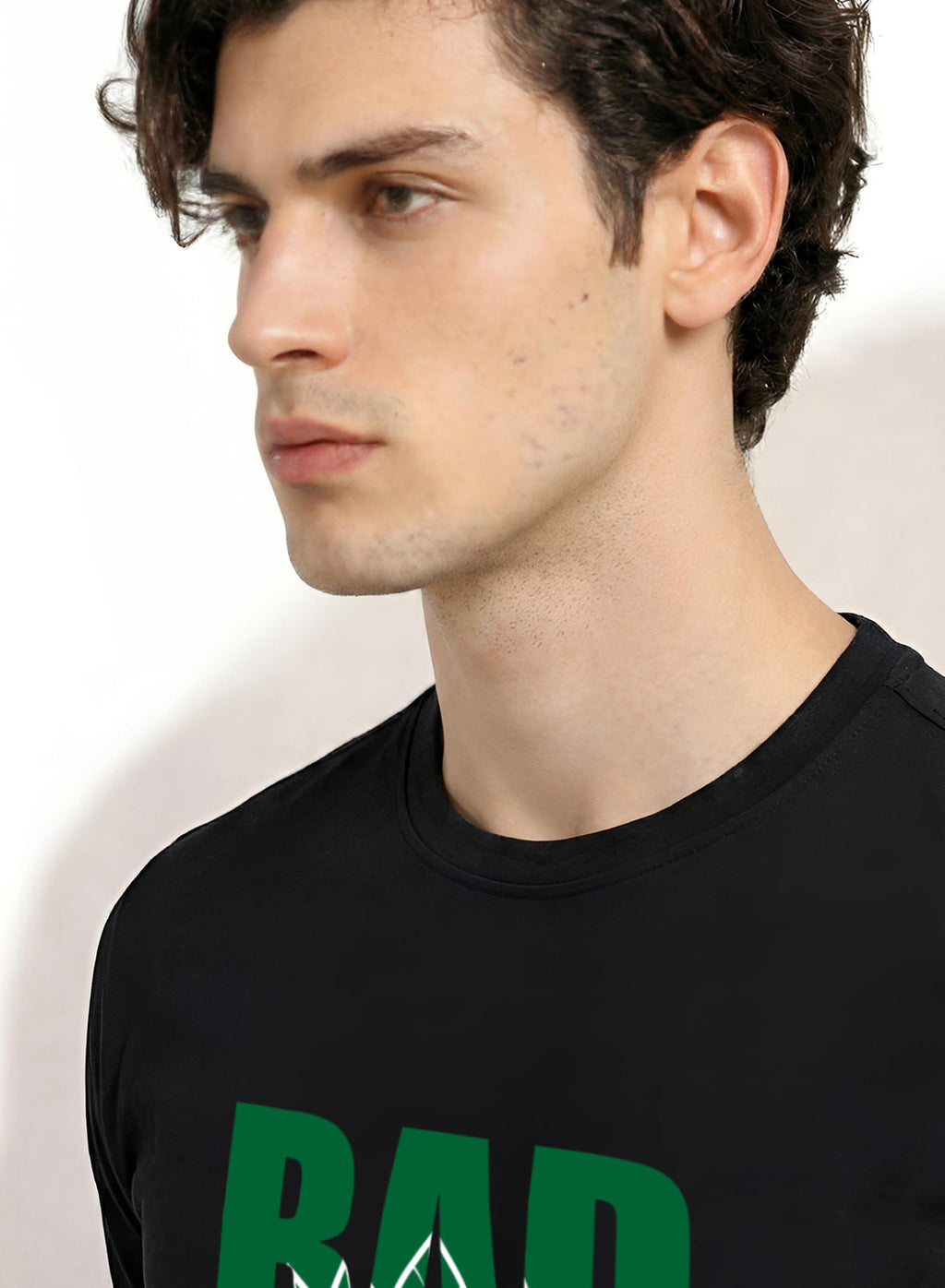 Men Badminton Printed T-Shirt