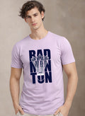Men Badminton Printed T-Shirt
